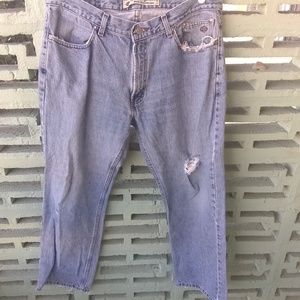 Vtg Harley Davidson jeans 90s distressed 36 x 32